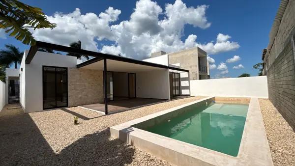 casa en venta de un piso con amenidades  al norte de merida yucatan