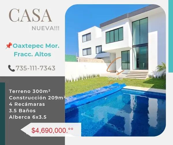 Casa en Altos de Oaxtepec Morelos