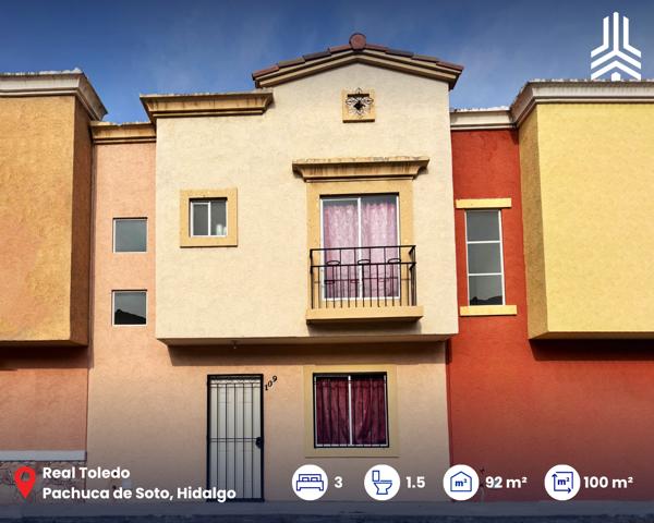 Casa en Venta en Real Toledo Fase 13, Pachuca, Hgo - Excelente Ubicación y Amenidades