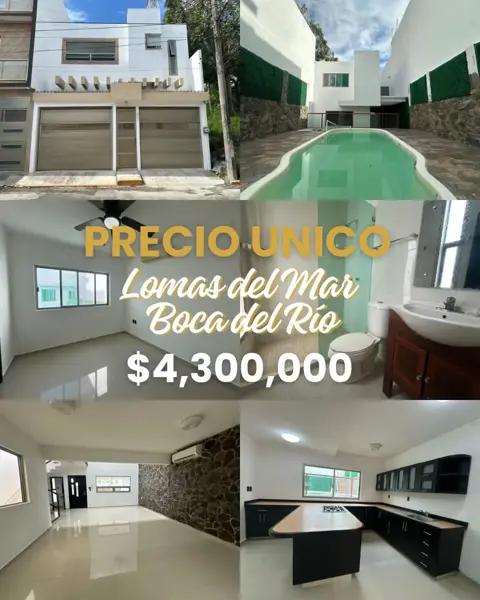 Casa en venta en Lomas Del Mar, Boca del Río, Veracruz de Ignacio de la Llave