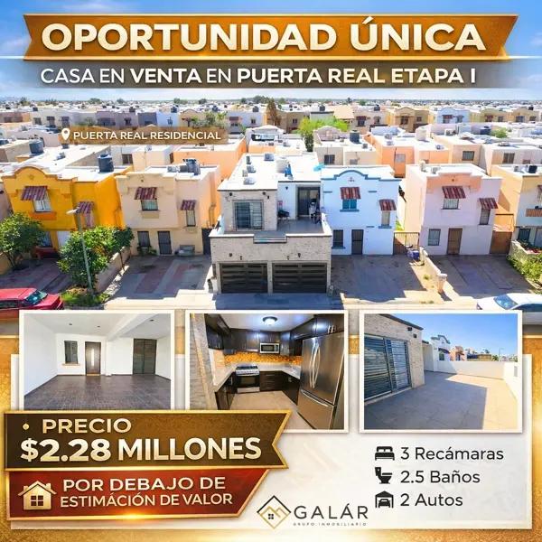 Casa en venta en Puerta Real Residencial, Hermosillo, Sonora