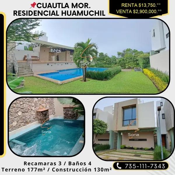 CASA EN CUAUTLA MORELOS 

VENTA O RENTA