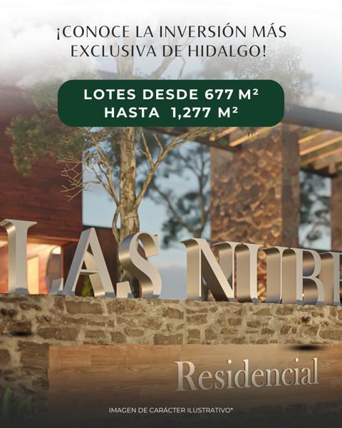 TERRENOS EN VENTA EN LAS NUBES RESIDENCIAL, HUASCA