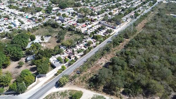 Terreno en renta a pie de carretera Mérida–Acanceh