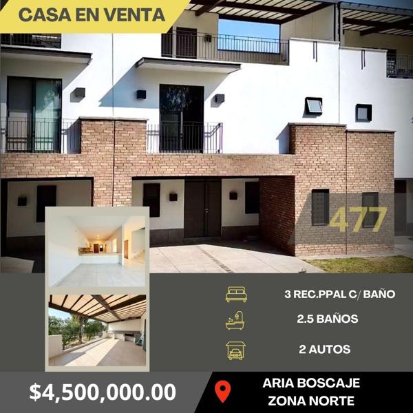 CASA EN VENTA EN ARIA BOSCAJE