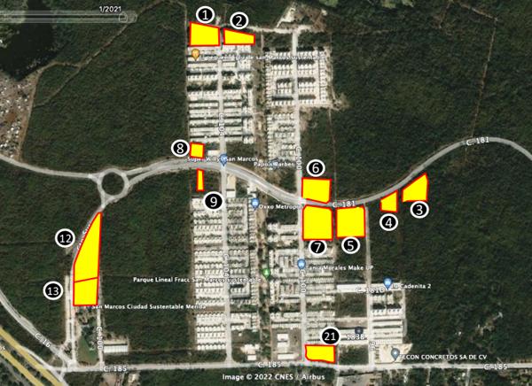 Terreno Comercial de m2 en 2,677.06 San Marcos, Mérida Terreno Comercial de m2 en 2,677.06 San Marcos, Mérida