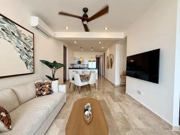 DEPARTAMENTO EN VENTA DE 3 RECÁMARAS AMUEBLADO FRENTE AL MAR