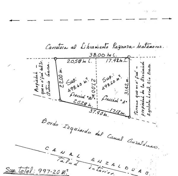 TERRENO EN VENTA EN RIO BRAVO TAMAULIPAS