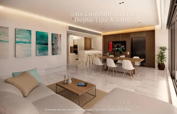 Departamento de 3 Recámaras en Venta a Estrenar, Puerto Cancún, Avenida Bonampak.PREVENTA Departamento de 3 Recámaras en Venta a Estrenar, Puerto Cancún, Avenida Bonampak.PREVENTA
