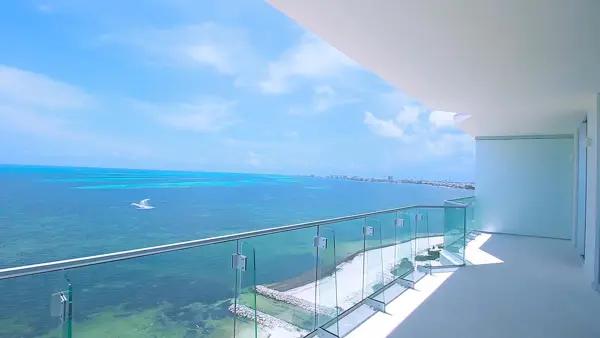Departamento Frente al Mar, 2 Recámaras en SLS, Novo Cancún, Puerto Cancún