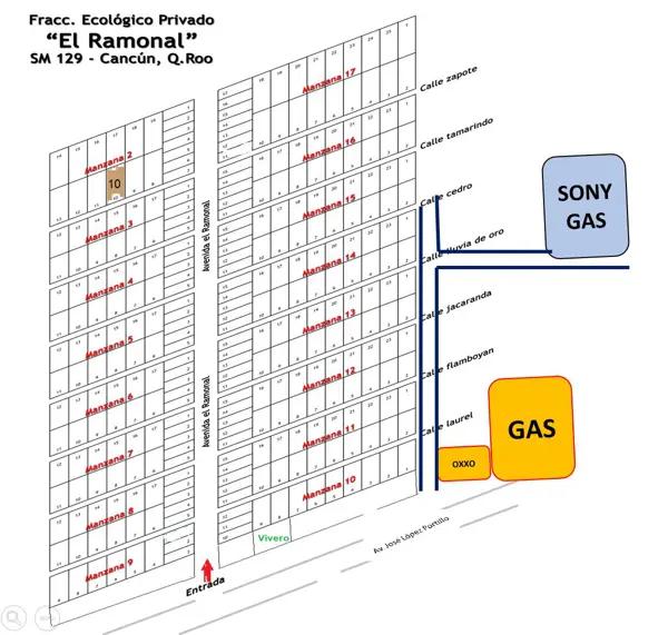 Terreno Ecológico, Venta de 3,750 m2, Fracc. El Ramonal, Km 15, Cancún-Mérida