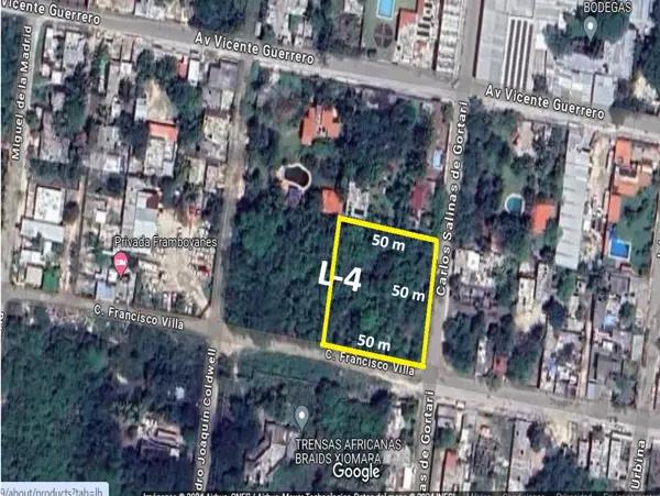 Terreno en Venta, 2,500 m2, en Esquina Salinas Gortari, Col, Doctores, Bonfil, Cancún Terreno en Venta, 2,500 m2, en Esquina Salinas Gortari, Col, Doctores, Bonfil, Cancún