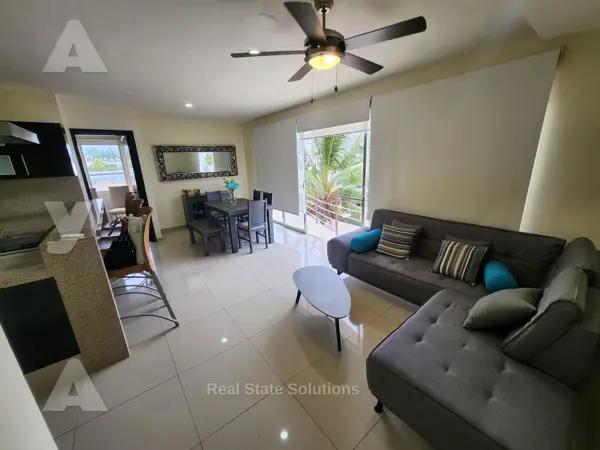 Departamento en Venta,  2 Recámaras, AMUEBLADO, Zona Cumbres, Cancún