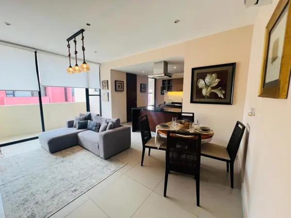 Departamento en Renta 2 Recámaras, AMUEBLADO/EQUIPADO, Arbolada  Av Huayacán Cancún