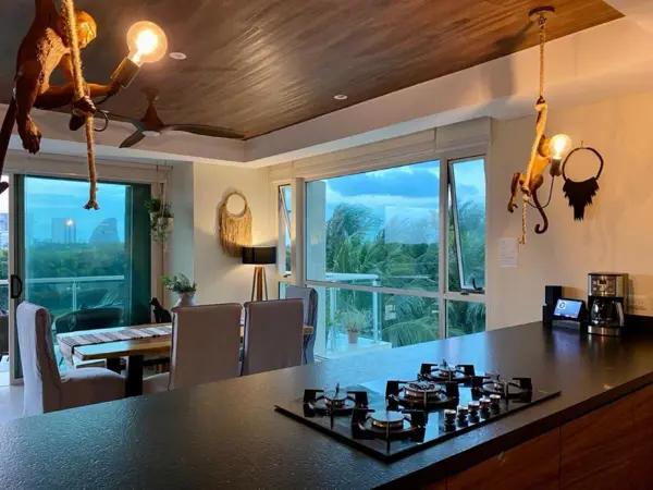 Departamento en Renta, 3 Recámaras, Amueblado, Av Bonampak, Cancún Towers, Puerto Cancún, Cancún