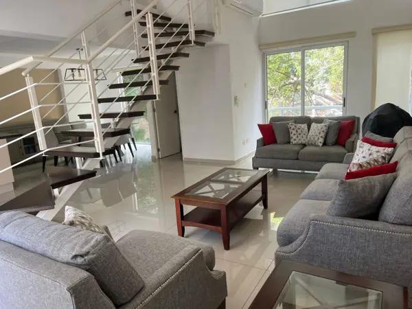 Departamento en Renta, 2 Recámaras, AMUEBLADO/EQUIPADO, Doble Altura, Tziara, SM 16, Cancun