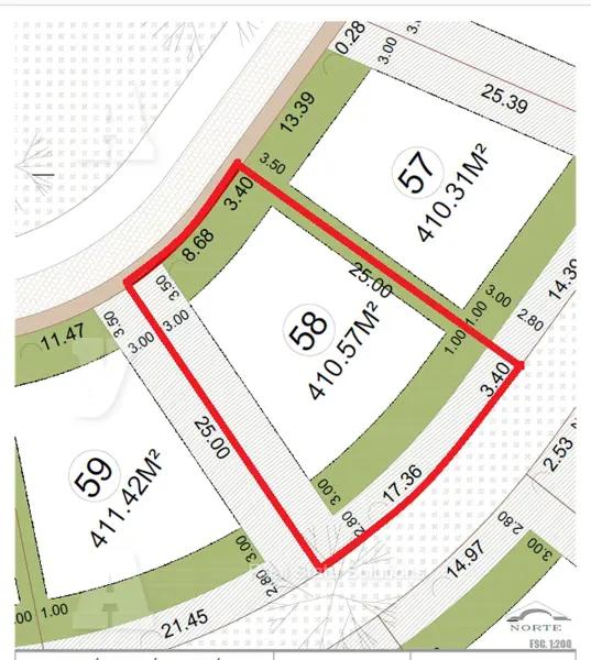 Terreno en Venta, 410 m2 Habitacional en Mayakoba, Country Club, Playa del Carmen