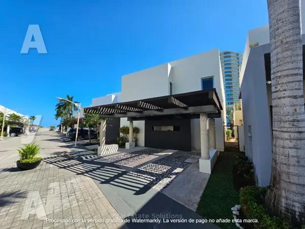 Casa en Venta/Renta, 3 Recámaras, AMUEBLADA, Piscina, Las Villas, Novo Cancún, Puerto Cancún