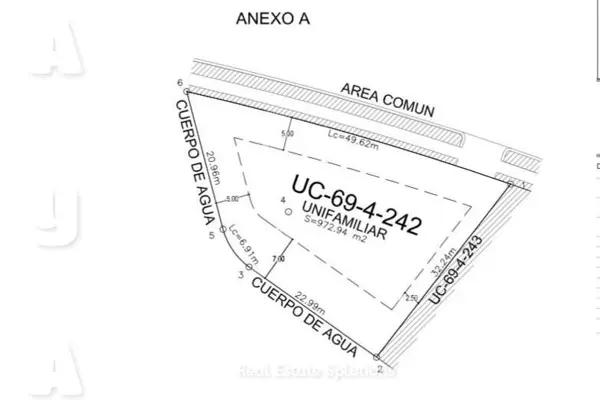 Terreno en Venta, 972.94 m2, en esquina con Muelle, Canales de Puerto Cancún. Terreno en Venta, 972.94 m2, en esquina con Muelle, Canales de Puerto Cancún.