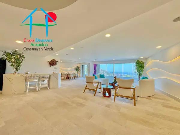 Departamento en venta con 3 recámaras y 2 terrazas con vista al mar
