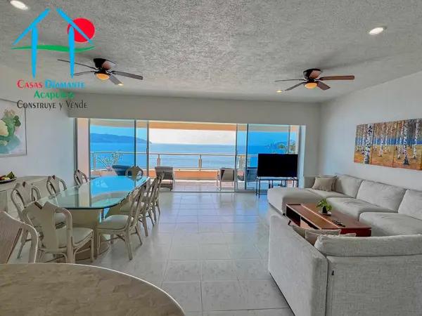 Departamento en venta con 3 recámaras y terraza con vista al mar Departamento en venta con 3 recámaras y terraza con vista al mar
