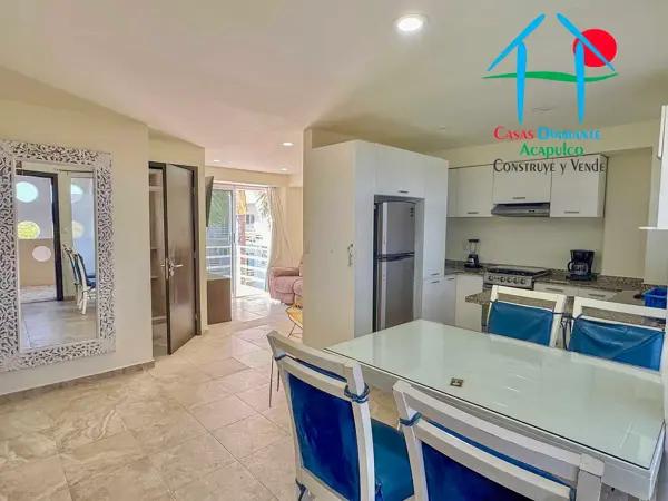 Depa con 2 recámaras, 2 baños, balcón con vista las áreas comunes