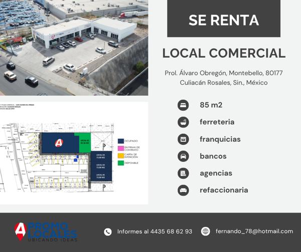Local Comercial en Renta – Montebello, Culiacán: El punto donde tu marca se vuelve inevitable.