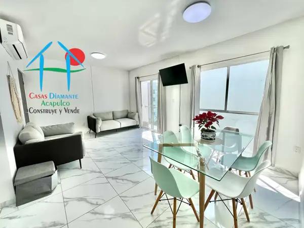 Departamento en venta con 2 recámaras y roof garden con asador y asoleadero