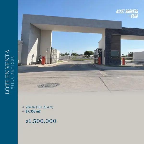 TERRENO EN VENTA VILLA ANTIGUA