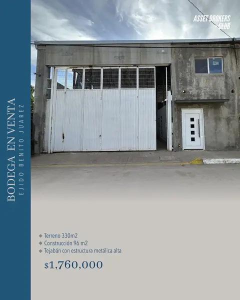 BODEGA EN VENTA EJIDO BENITO JUAREZ