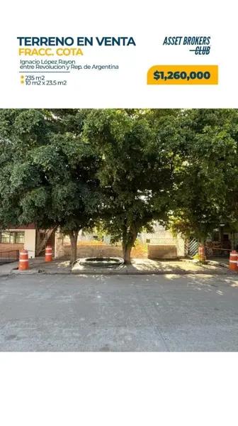Se vende terreno Fraccionamiento Cota Se vende terreno Fraccionamiento Cota