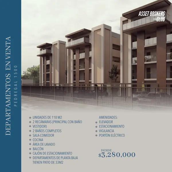 DEPARTAMENTOS EN VENTA PEDREGAL ALCAZAR