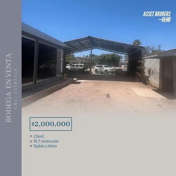 OFICINA CON TERRENO EN VENTA, COLONIA ESTRELLA