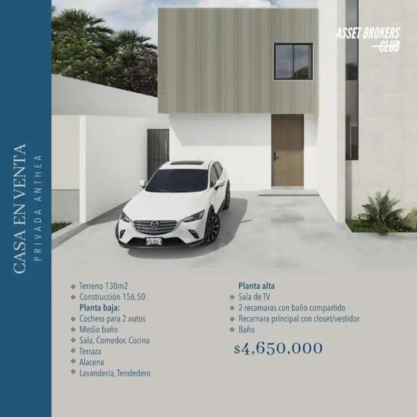 CASA EN VENTA PRIVADA ANTHEA