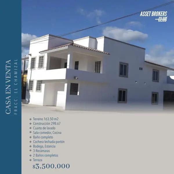 CASA EN VENTA FRACCIONAMIENTO EL CHAMIZAL CASA EN VENTA FRACCIONAMIENTO EL CHAMIZAL