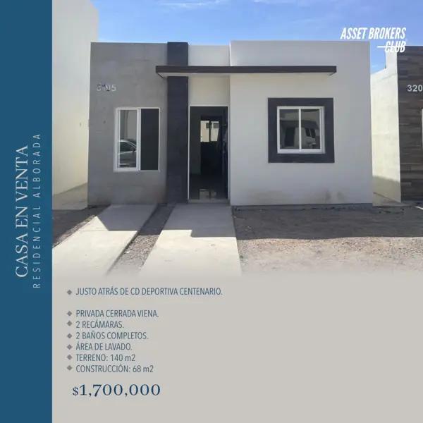 CASA EN VENTA ALBORADA RESIDENCIAL