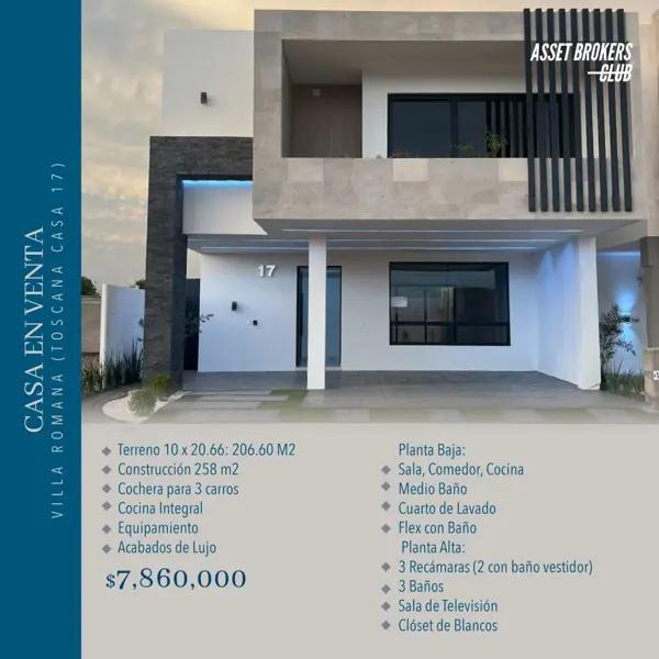 CASA EN VENTA VILLA ROMANA
