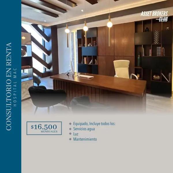 CONSULTORIO EN RENTA HOSPITAL MAC