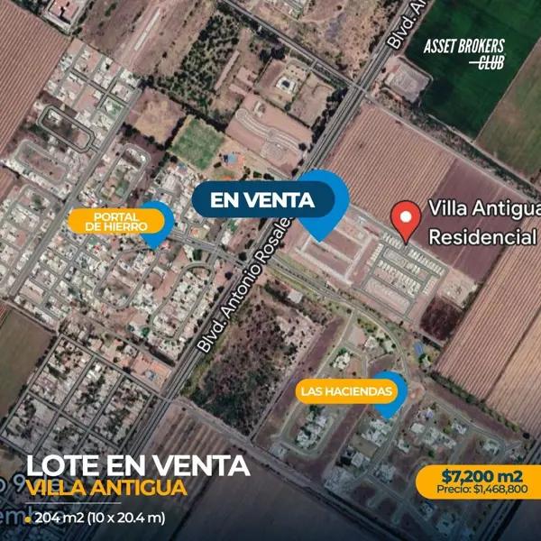 TERRENO EN VENTA VILLA ANTIGUA