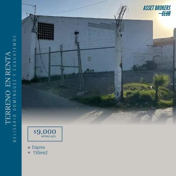 Terreno en Renta Belisario esquina con Cuauhtémoc