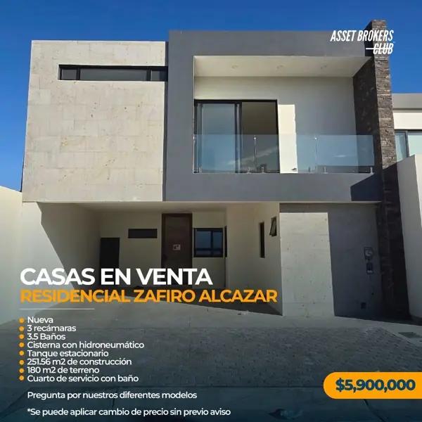 CASA EN VENTA PRIVADA ZAFIRO ALCÁZAR