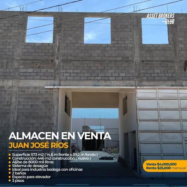 ALMACEN CON OFICINAS EN VENTA JJ RÍOS ALMACEN CON OFICINAS EN VENTA JJ RÍOS