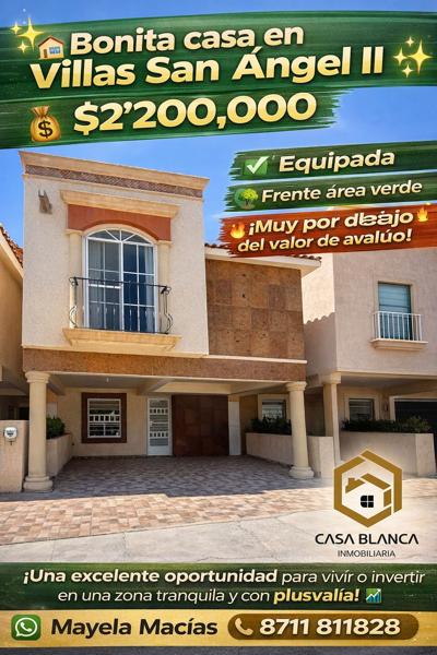 Casa en venta en Villas de San Ángel, Torreón, Coahuila de Zaragoza