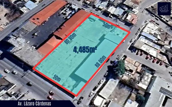Terreno disponible para venta en Av. Lazaro Cardenas