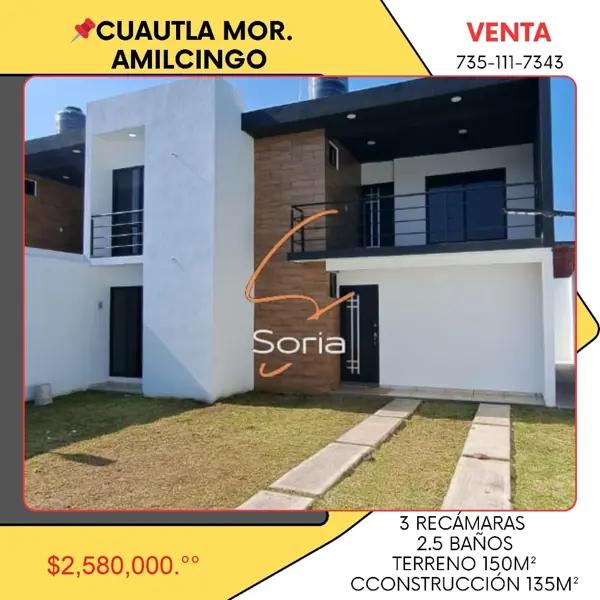 CASA EN CUAUTLA, MORELOS 
COL. OTILIO MONTAÑO