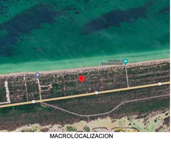 TERRENO EN VENTA  FRENTE AL MAR EN DZEMUL, YUCATAN
