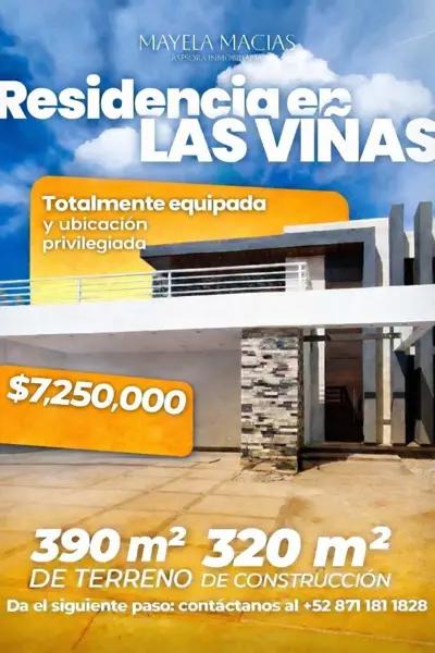 Casa en venta en Los Viñedos, Torreón, Coahuila de Zaragoza