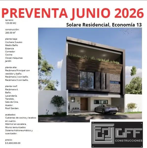 Casa en Preventa Zona Cholula, A 5 Min de La UDLAP y Periférico, Fracc. Cerrado