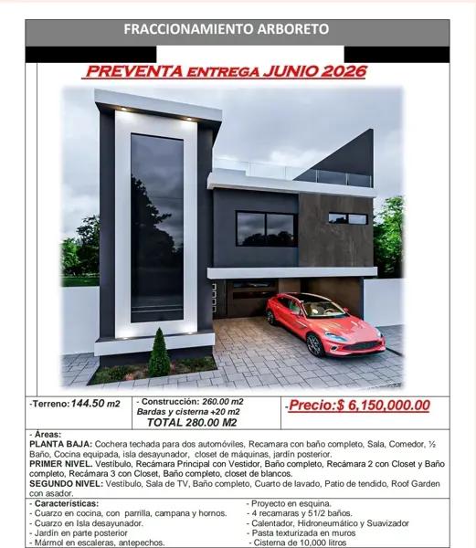 Casa en Venta zona Cholula en Fracc. Cerrado de 5 Recamaras, Forjadores y Periférico