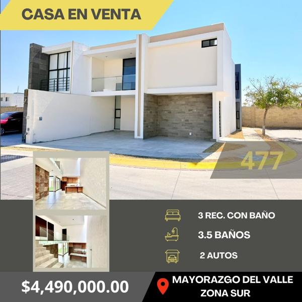 Casa en venta en mayorazgo del valle